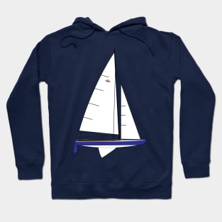 Hampton One Design Sailboat Hoodie